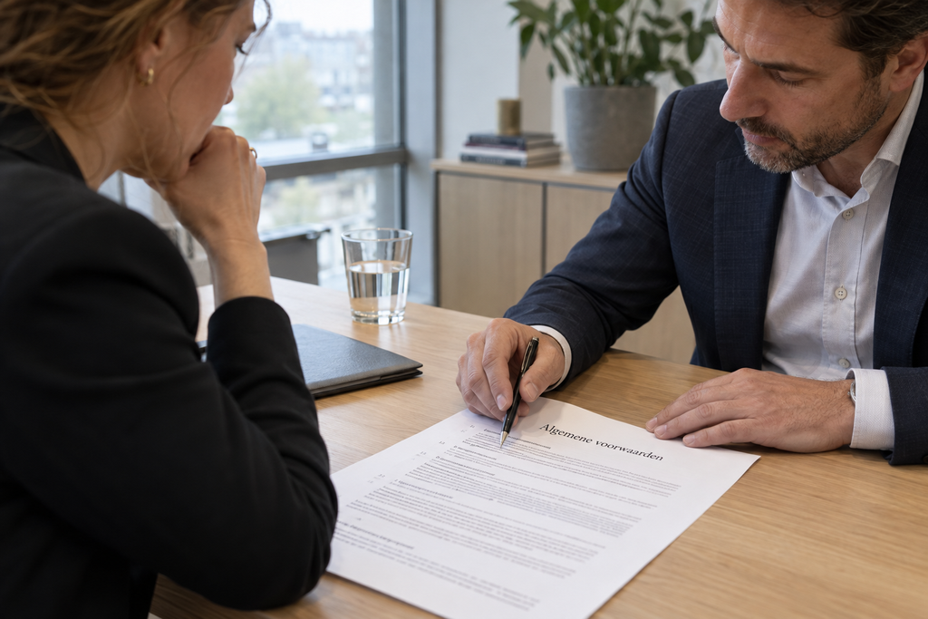 Deze rol spelen algemene voorwaarden bij een conflict
